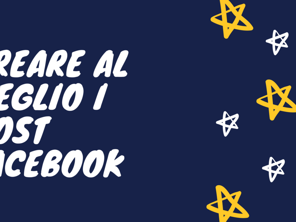 creare al meglio i post di Facebook