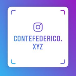 Nametag Instagram Conte Federico