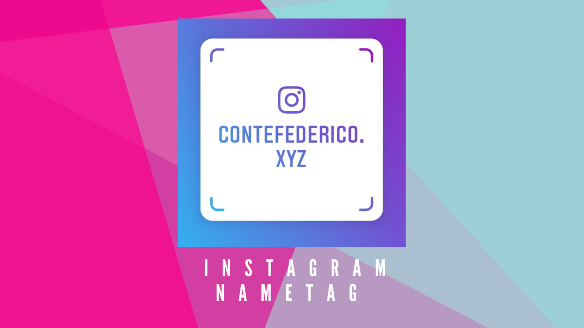 INSTAGRAM NAMETAG