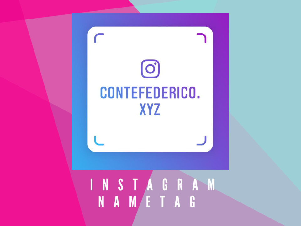 INSTAGRAM NAMETAG