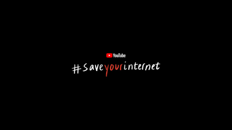 #SaveYourInternet Youtube Article 13